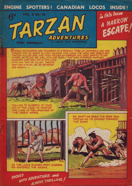 1958 <b><I>Tarzan Adventures</I></b> (<b>Vol. 8  No. 18</b>)